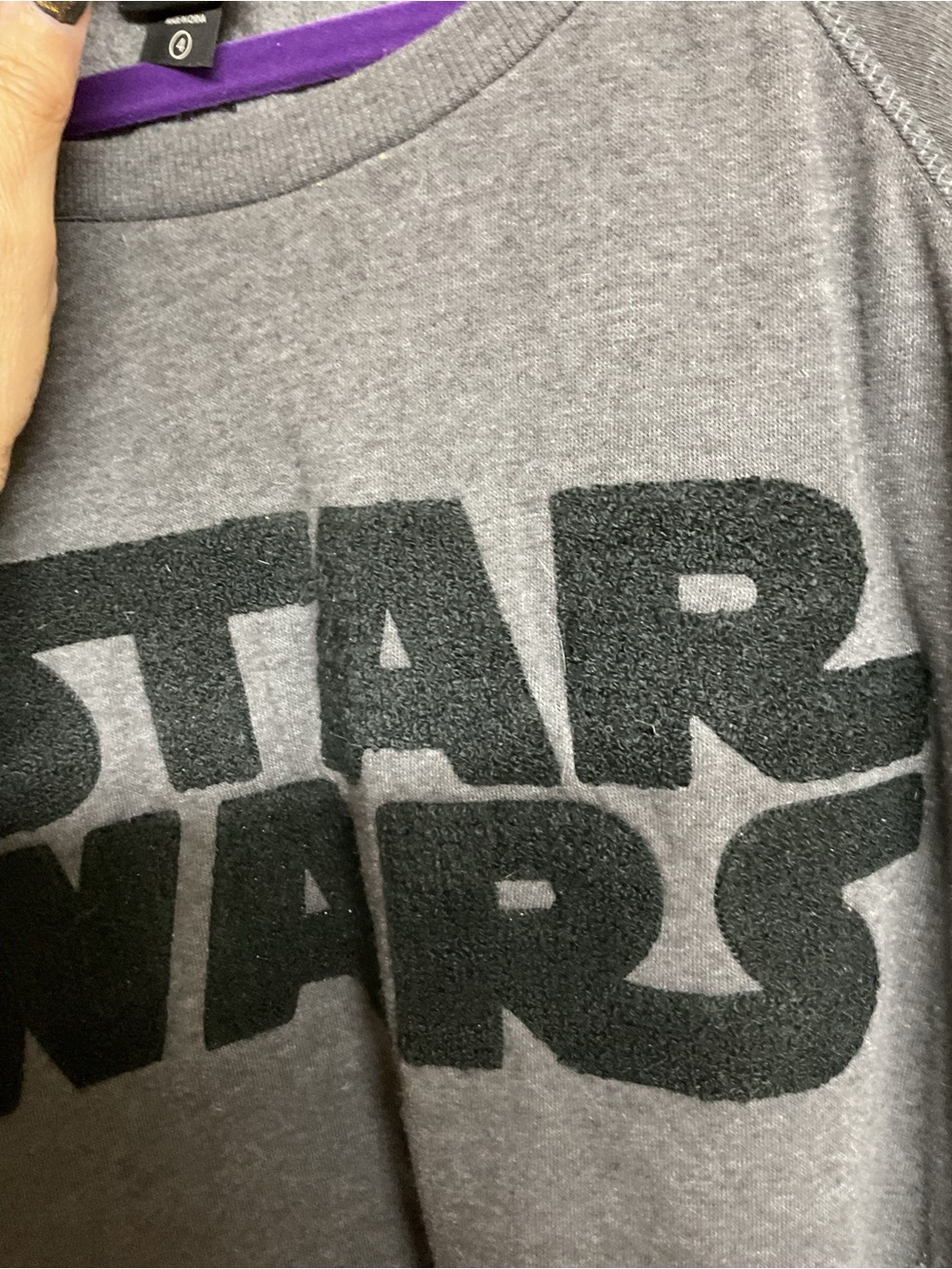 torrid Gray Sweatshirt with Black Star Wars Logo - Picture 3 of 4